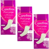 Carefree Plus Large Günlük Ped 20'li 3 ADET - 1
