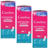 Carefree Cotton Feel Normal Günlük Ped 20'li 3 ADET - 1