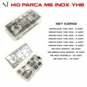 140 Parça M6 İnox YHB Vida Somun ve Pul Seti - 1