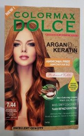 Colormax Amonyaksız Saç Boyası - 7.44 Kumral Yoğun Bakır - 1