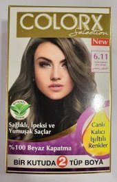 Colorx Saç Boyası İkili Set - 6.11 ZEYTİN KUMRAL - 1