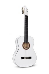 VALENCIA VC104TWT KLASİK GİTAR 4/4 BEYAZ SAP ÇELİKLİ Valencia, VC104TWT, 4/4 size Classical Guitar, BEYAZ - 1