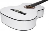 VALENCIA VC104TWT KLASİK GİTAR 4/4 BEYAZ SAP ÇELİKLİ Valencia, VC104TWT, 4/4 size Classical Guitar, BEYAZ - 3