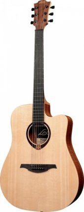 LAG GLA T70DCE Tramontane Dreadnought Cutaway Elektro Akustik Gitar - 1