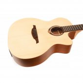 LAG GLA T70ACE Tramontane Auditorium Elektro Akustik Gitar - 3