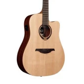LAG GLA T70DCE Tramontane Dreadnought Cutaway Elektro Akustik Gitar - 3