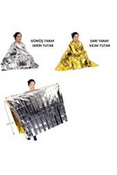 Acil Durum Ilk Yardım Battaniyesi Deprem Yanık Termal Battaniye Nem Ve Soğuktan Koruma Su Geçirmez - 2