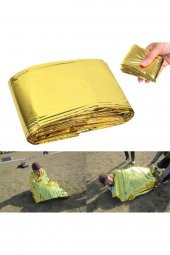 Acil Durum Ilk Yardım Battaniyesi Deprem Yanık Termal Battaniye Nem Ve Soğuktan Koruma Su Geçirmez - 6