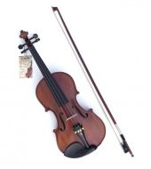 VANETTA VL-3 / 1/2 Masif Ağaç Keman (Abanoz Kulak ve Aksam ) - 1