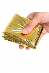 Yanık Örtüsü Acil Durum Koruma Örtüsü Survival Alüminyum Battaniye - 2