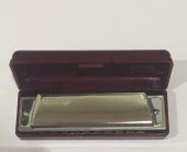 EAST TOP T10 Paslanmaz Çelik Gövde / 10 Delikli / Gümüş-Altın Renk Harmonica - 3