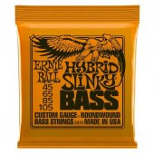 Ernie Ball P02833 Hybrid Slinky Nickel 45-105 (4 Telli) Bas Gitar Teli thumbnail 1