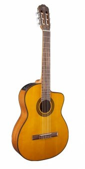 TAKAMINE GC1CE NAT Elektro Klasik Gitar - 1