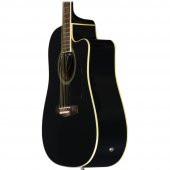 Ibanez PF15ECE-BK Elektro Akustik Gitar - 2