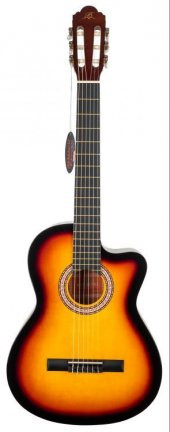 BARCELONA LC 3900 CSB / Cutaway Klasik Gitar - Sunburst Renk thumbnail 1