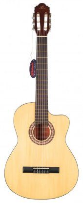 BARCELONA LC 3900 CNL Cutaway Natural Klasik Gitar - 1