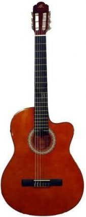Barcelona LC 3900 CEQ OR Elektro Klasik Gitar - 1