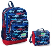 Coral High Köpekbalığı Baskılı Erkek Çocuk İlkokul Çantası ve Beslenme Seti - 1
