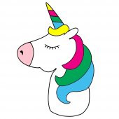 Unicorn - Einhorn - Unicornio Plastik Aparat - 1