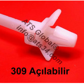 Dübelli Kablo Bağı 4.8X200 PKDB_309-A Çap 6,4 200 Adet Açılabilir - 1