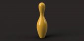 Ölçekli Proper Bowling Pin Plastik Aparat - 1