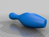 Ölçekli Proper Bowling Pin Plastik Aparat - 2