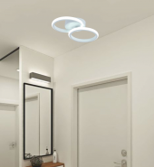 TT Aydınlatma TT305-2-BY  Mat Beyaz 2 li Led Avize - 2