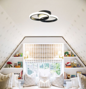 TT Aydınlatma TT305-2-SY  Mat Siyah 2 li Led Avize - 2