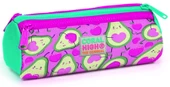 Coral High İlkokul Sırt Çantası ve Kalemlik Seti - Pembe Avakado Baskılı thumbnail 3