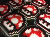 Tek Parça, 3 Renk, 8 Bit Mario Mantar Plastik Aparat - 1