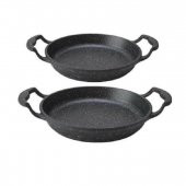 Eda Asya Döküm Granit 2li Kapaksız Sahan Seti 20-22 cm - 1