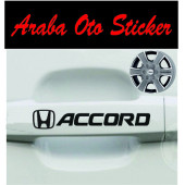 Honda Accord Kapı Kolu Jant Sticker (8ADET) - 1