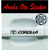 Toyota Corolla Kapı Kolu Jant Sticker (8ADET) - 1