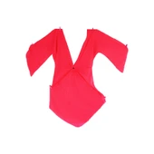 Life For Moda Kadın Neon Pembe Likralı Tül Pareo - 1