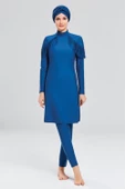 Adasea Kadın Likralı Püskül Tasarım Tam Kapalı Tesettür Mayo 4105 - 7