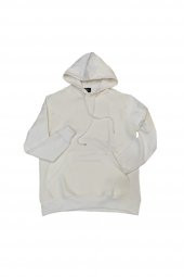 Erkek Kadın Unisex Kapüşonlu Kanguru Cepli 2 İplik Sweatshirt - 1