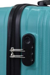 Elatae 2li Valiz Seti Orta Boy - Kabin Boy Turkuaz 1020 thumbnail 3