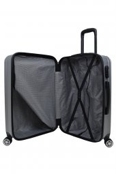 Elatae 2li Valiz Seti Büyük Boy - Kabin Boy Gri 1020 - 4