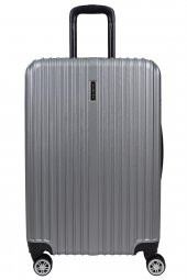 Elatae 2li Valiz Seti Büyük Boy - Kabin Boy Gri 1020 - 8