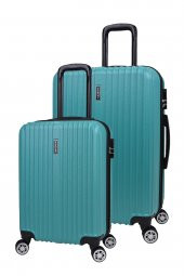 Elatae 2li Valiz Seti Büyük Boy - Kabin Boy Turkuaz 1020 thumbnail 1