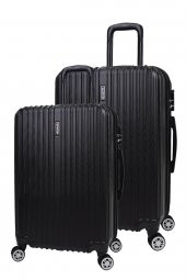 Elatae 2li Valiz Seti Büyük Boy - Orta Boy Siyah 1020 - 1