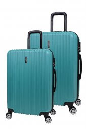 Elatae 2li Valiz Seti Büyük Boy - Orta Boy Turkuaz 1020 - 1