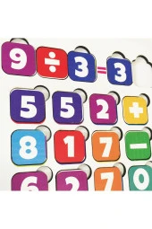 Moon Beavers Ahşap Hesap Makinesi Eğitici Öğretici Geliştirici Sağlıklı Oyuncak 16x20 Cm - 3