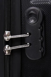 2'li Valiz Seti Elatae Valiz Büyük Boy ve Makyaj Siyah 2'li Set thumbnail 7