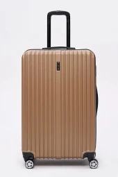 2'li Valiz Seti Elatae Valiz Büyük Boy ve Makyaj Gold 2'li Set thumbnail 2