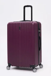 2'li Valiz Seti Elatae Valiz Büyük Boy ve Makyaj Mor 2'li Set thumbnail 3