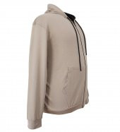 Erkek Büyük Beden Battal Boy Kapşonlu Sweat SİYAH - 3