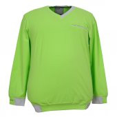 Erkek Büyük Beden Battal Boy V Yaka Likralı Mevsimlik Sweat Sax Mavi - 4