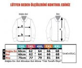 Erkek Büyük Beden Battal Boy V Yaka Likralı Mevsimlik Sweat Sax Mavi - 10