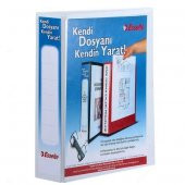 Esselte Sunum Klasörü 2 Halkalı 50 MM Beyaz 4656521 01 - 1